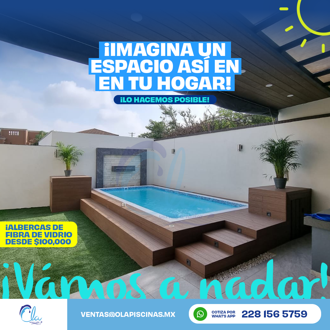 Gestión de redes sociales en Monterrey para un cliente de Albercas de Fibra de Vidrio