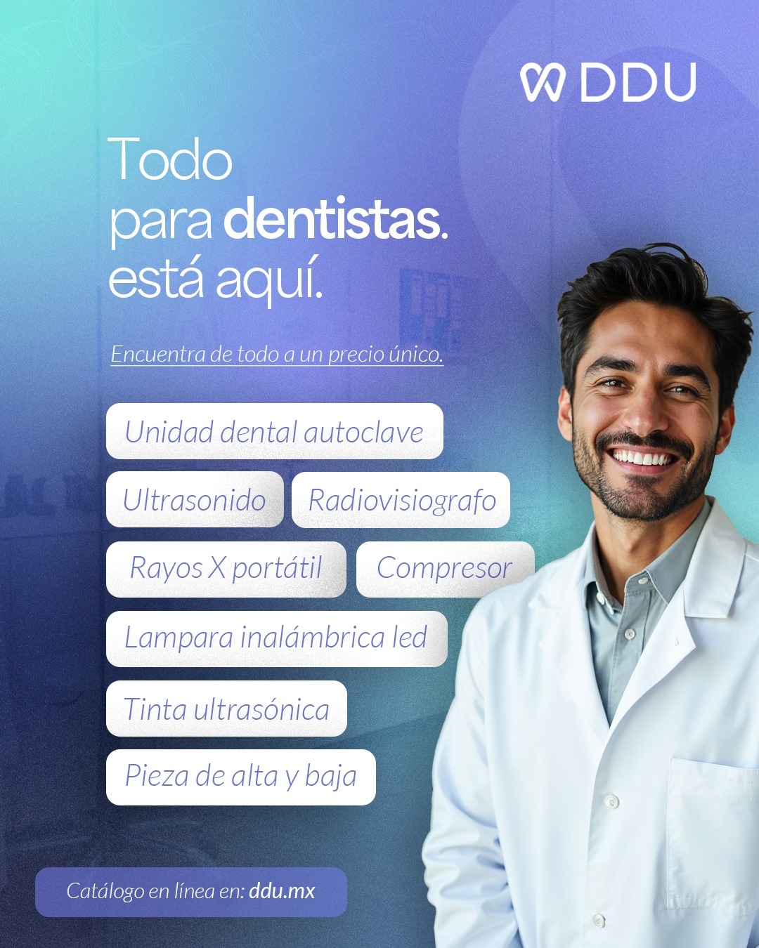 Diseño creativo para redes sociales para sector dental