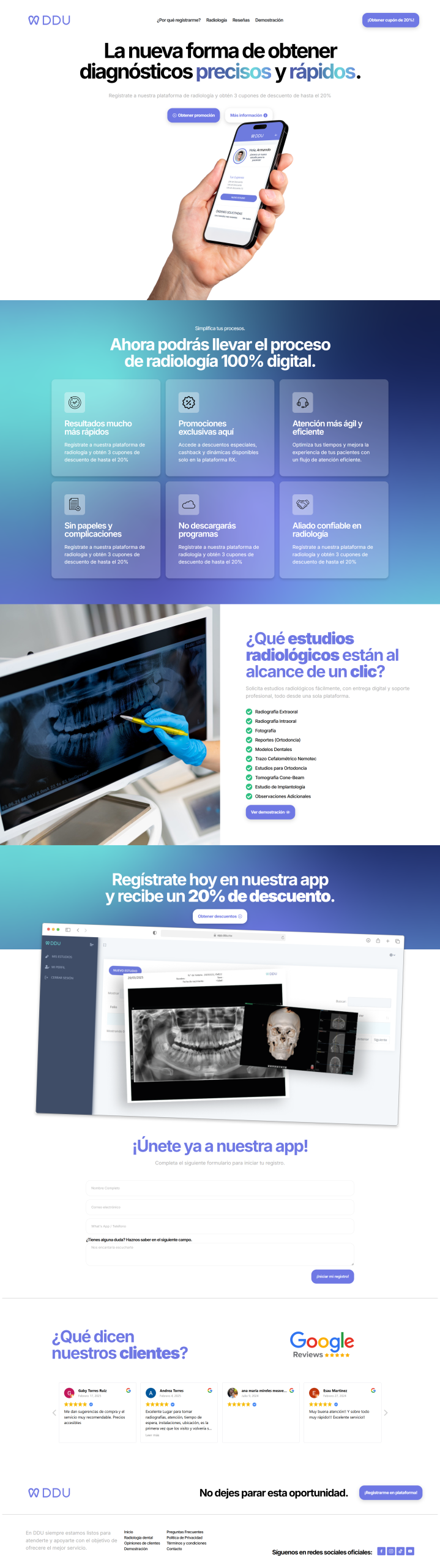 Diseño de landing pages creativas en monterrey