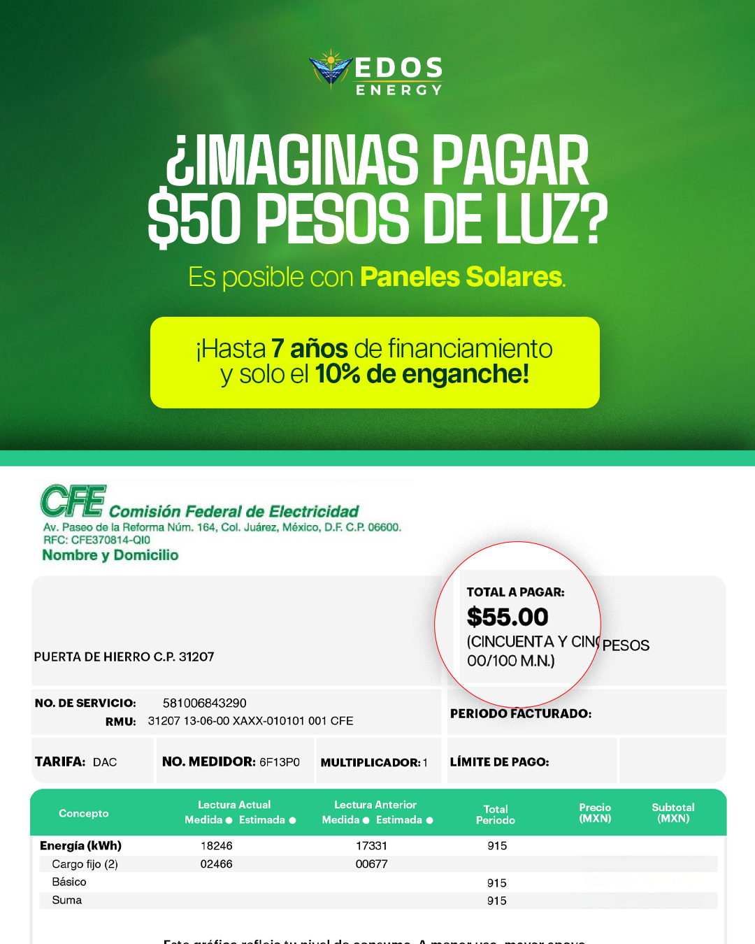 Publicidad en redes sociales con diseño gráfico profesional.